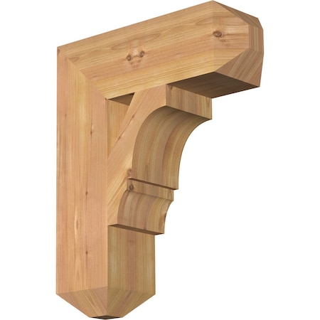 Ekena Millwork Balboa Craftsman Smooth Bracket, Western Red Cedar, 5 1/2"W x 18"D x 22"H BKT06X18X22BOA04SWR